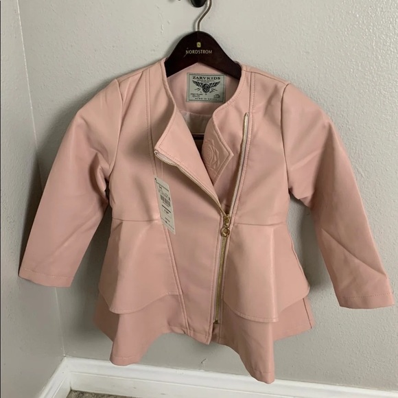 Kidsform Other - New Pink Faux Leather Jacket  7